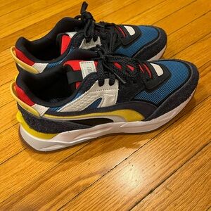 Mens Puma Sneakers, Size 8, Brand New, Multi Color, yellow, red, blue